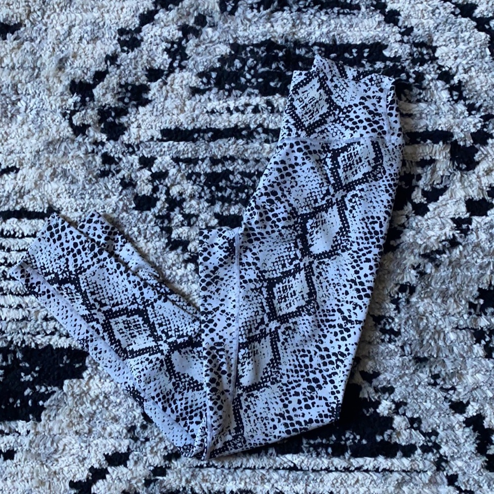 Balance Athletica snake skin leggings